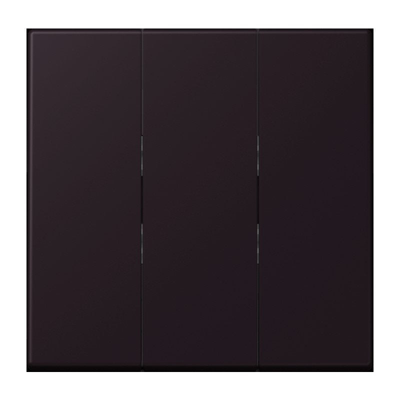 Jung - Abdeckung/Bedienelement für Installationsschalterprogramme Wippe 3fach LC 993 BF 248 noir divoire (4320E)