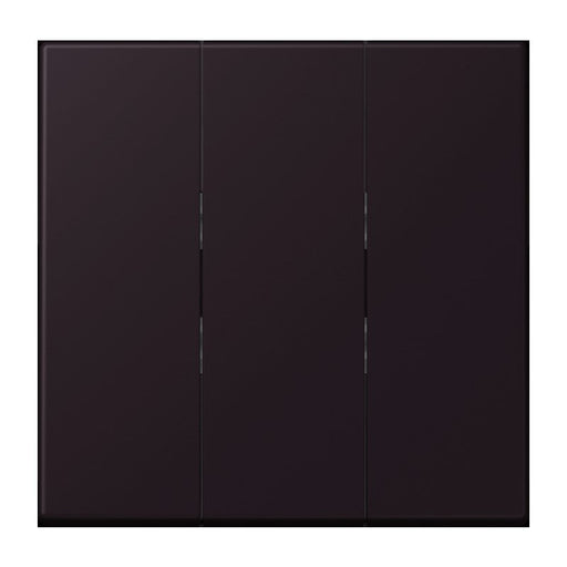Jung - Abdeckung/Bedienelement für Installationsschalterprogramme Wippe 3fach LC 993 BF 248 noir divoire (4320E)