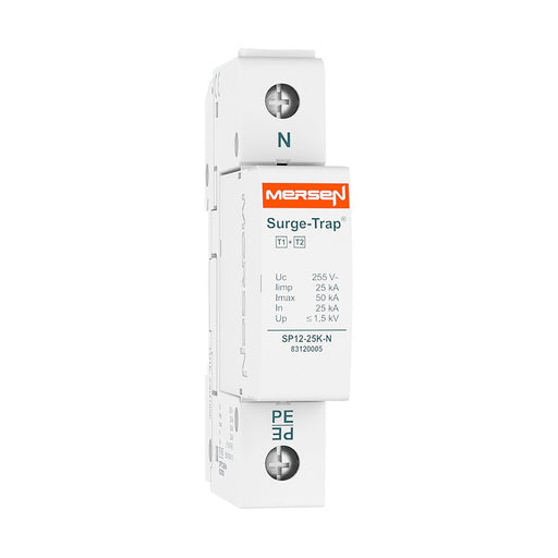 Mersen - Blitzstromableiter für Energietechnik Überspg.-Ableiter Typ 1+2 STPT12-25K-N 25kA Uc255V N 1-pol