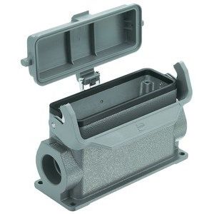 Harting - Gehäuse für Rechtecksteckverbinder Sockelgehäuse 24 B 09300240255 1 Bügel a.Unterteil