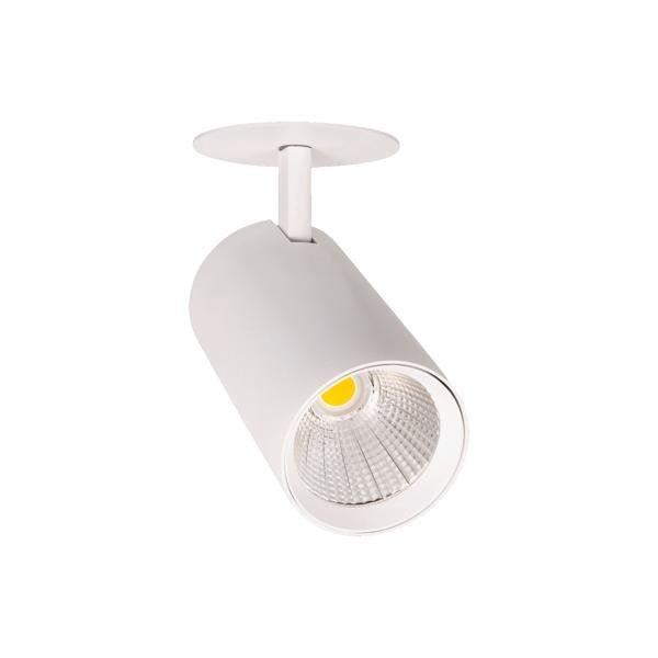 Brumberg Leuchten - Downlight/Strahler/Flutlicht LED-Halb-EB-Richtstrahler 88802185 230V, 20Gr., 3500K