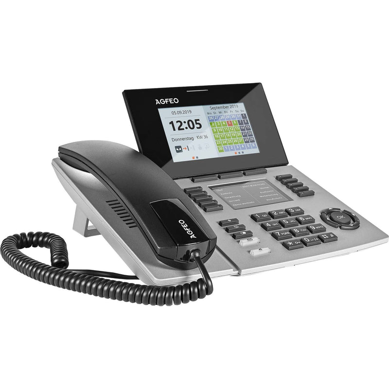 Agfeo - Systemtelefon ST 56 SENSORfon si silber