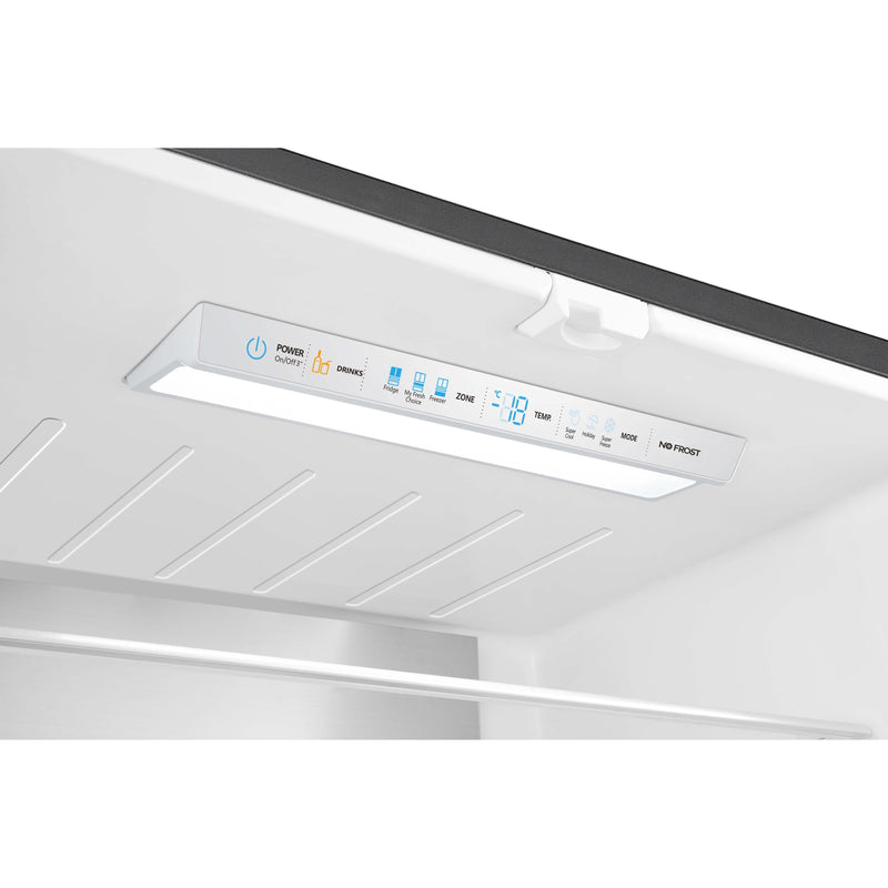 Hisense - Kühl-/Gefrierkombination Kühl/Gefrierkombi SbS RF 540 N4SBF2 Black Steel-Look