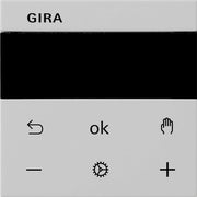 Gira - Bedienelement intelligent Raumtemperaturregler-Displ 5393015 grau
