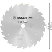 Bosch - Kreissägeblatt PRO Wood cordless 2608837700 Kreissägeblatt 184 x