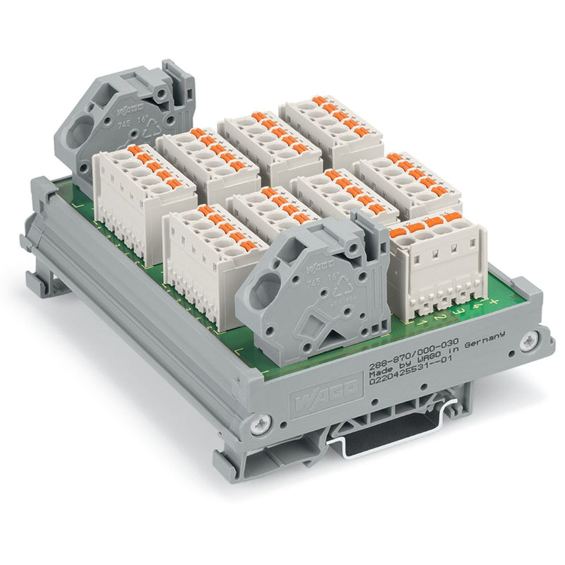 WAGO - Übergabemodul Potentialverteilermodul 288-870/000-030 je 6 Klemmstellen