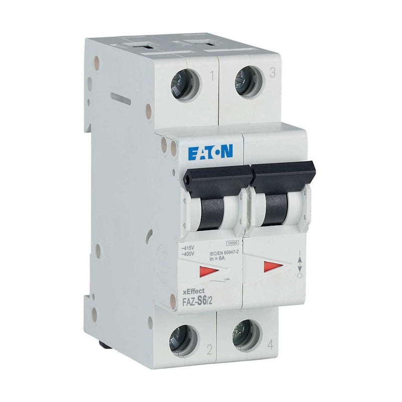 Eaton - Leitungsschutzschalter FAZ-S6/2 S 6A, 2p