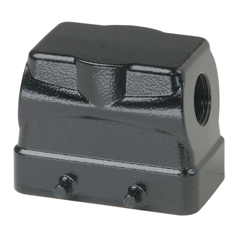 Walther Werke - Gehäuse für Rechtecksteckverbinder Tüllengehäuse P742010 BHT10 53mm hoch,sw
