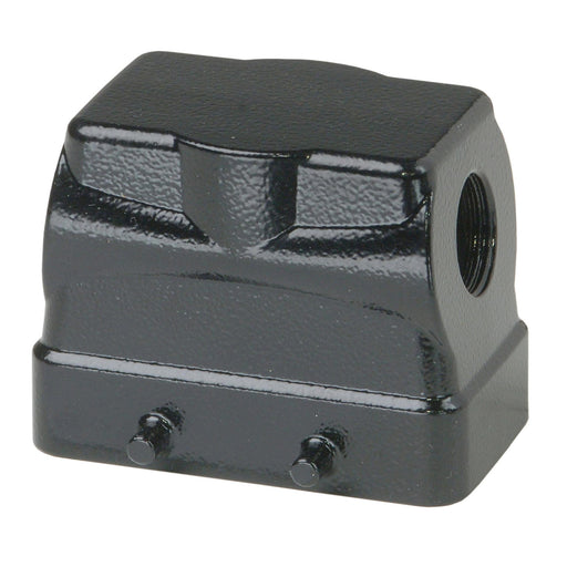 Walther Werke - Gehäuse für Rechtecksteckverbinder Tüllengehäuse P742010 BHT10 53mm hoch,sw