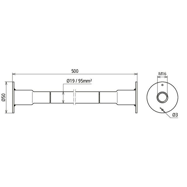 DEHN - Erdungsfestpunkt Kupfer-Kabel-Erdungsbrücke DBEB7FLEX/EBS150319 H07V-K