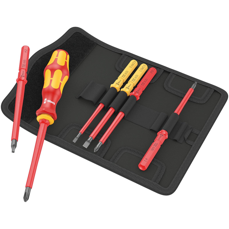 Wera - Werkzeugset Kraftform Kompakt VDE 7 05006604001 Tool Finder, 6-tlg
