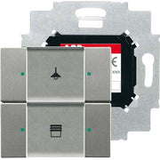 Busch-Jaeger - Bussystem-Tastsensor Bedienelement 2-fach 6126/01-803-500 graumetallic