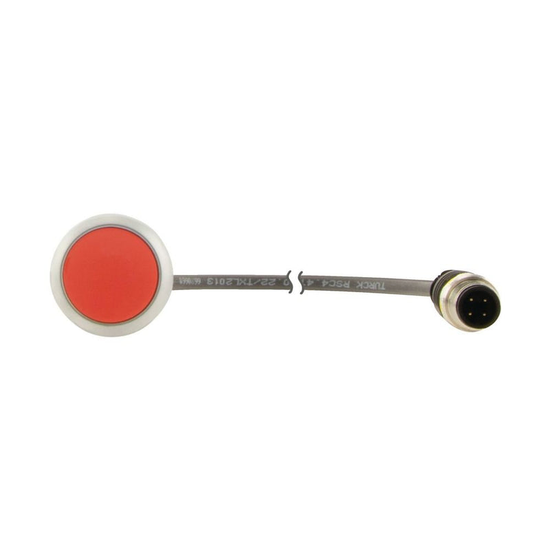Eaton - Drucktaster, Komplettgerät Drucktaste flach tastend C22-D-R-K01-P1 1Ö 4polig 0.2m rot