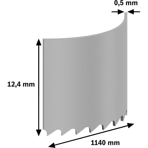Bosch - Bandsägeblatt PRO CB4414 Bandsägeblatt, 2608649007(VE2) 1140 mm, 2-tlg