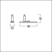 Zumtobel Group - Mechanisches Zubehör/Ersatzteile für Leuchten Stahlseilabhängung SUP2 TRACK #22169691 (Exzenter)