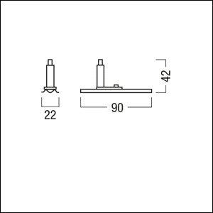 Zumtobel Group - Mechanisches Zubehör/Ersatzteile für Leuchten Stahlseilabhängung SUP2 TRACK #22169691 (Exzenter)