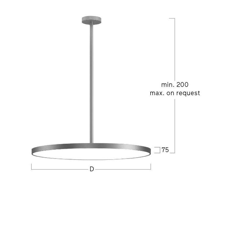 Lightnet - Pendelleuchte LED-Pendelleuchte BP1OSE-840M-D900-P 4000K, silber