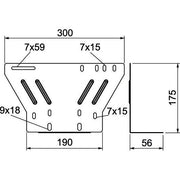 OBO Bettermann - Montageplatte für Verteilergehäuse Montageplatte FireBox MP-T6-B für Kabeltragsysteme