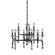 Brumberg Leuchten - Pendelleuchte Krone Girata 00859069 6+3Lp.E14/40W sw-chr