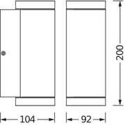 Ledvance - Decken-/Wandleuchte Wandleuchte GU10 ENDURA#4058075554573