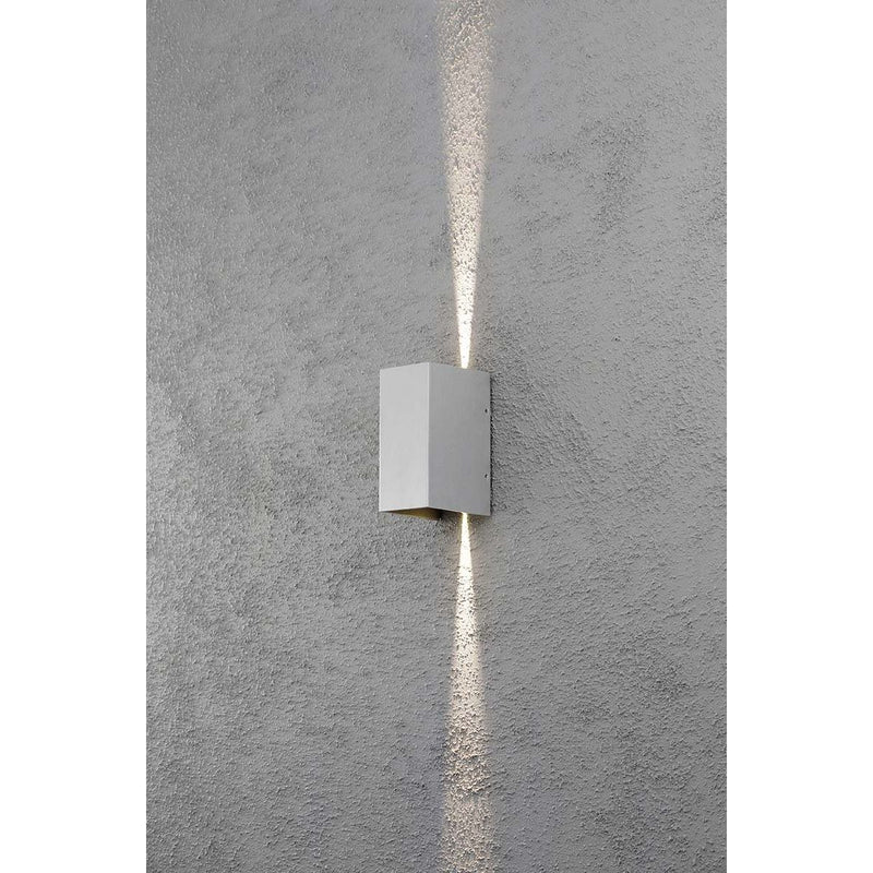 Gnosjö Konstsmide AL - Decken-/Wandleuchte LED-Wandleuchte gr/alu 7940-310 Lichtaustr.verstellb
