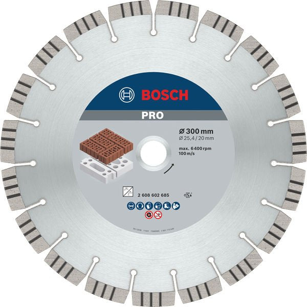 Bosch - Trenn-/Schleifscheibe Diamanttrennscheibe 2608602685 PRO Abrasive