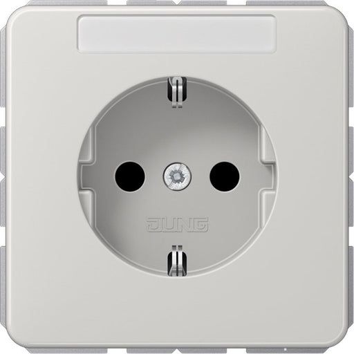 Jung - Steckdose SCHUKO-Steckdose 16A 250V CD 1520 BFNA LG mit Schriftfeld
