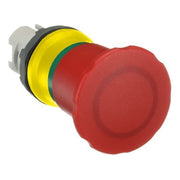 ABB Stotz S&J - Frontelement für Drucktaster Not-Aus-Taster-Vorsatz MPEP4-10R rot