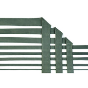 HellermannTyton - Hohlgeflechtschlauch NOMEX-Geflechtschlauch HEGMAN-08 grün − 50 Meter