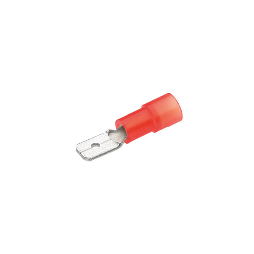 Cimco Werkzeuge - Rund-/Flachsteckverbindung Flachstecker 180288 iso. 0,5-1-4,8x0,8 − 100 Stück