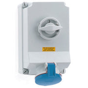 Bals Elektrotech - CEE-Steckdose abschaltbar, abgesichert (IEC 60309) Wandsteckdose abschaltbar 16956 verriegelt 63A 3p 2