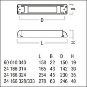 Zumtobel - Elektrisches Zubehör/Ersatzteile für Leuchten LED-Netzgerät LEDCONV13W DC24V230V