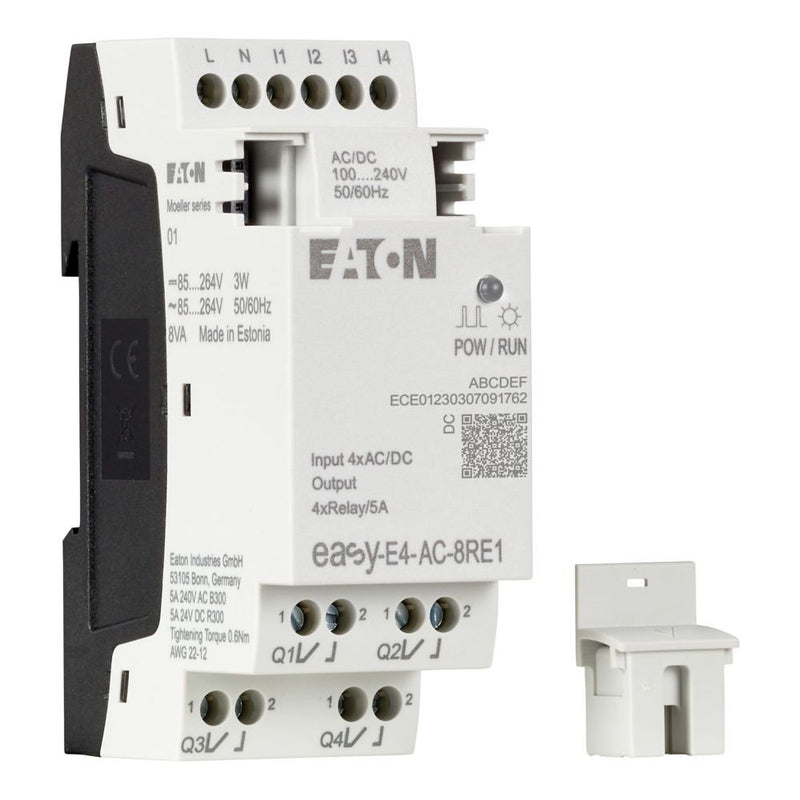 Eaton - Logikmodul Ein-/Ausgangserweiterung EASY-E4-AC-8RE1 Eingänge digital