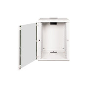 DIGITUS - Netzwerk-/Serverschrank Wandschrank mit Glastür DN-19 16U-6/6 RAL7035 HE 16