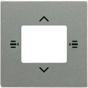 Busch-Jaeger - Einsatz/Abdeckung für Kommunikationstechnik Zentralscheibe gr/metal 6108/61-803 7-fach KNX