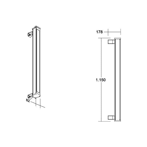 Brumberg Leuchten - Decken-/Wandleuchte LED-Wallwasher 60861644 4000K