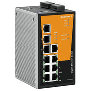 Weidmüller - Netzwerk Switch Schalter managed Fast/ IE-SW-PL10MT-3GT-7TX Gigabit Ethernet