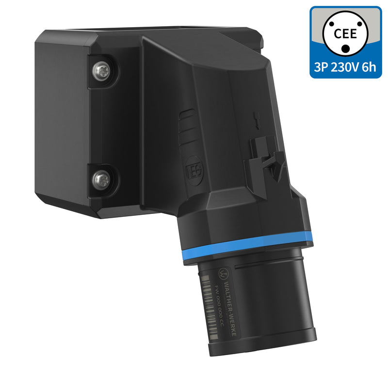 Walther Werke - CEE-Gerätestecker (IEC 60309) CEE NEO Wandgerätestecker FW714306CC 16A 3P 6h IP54