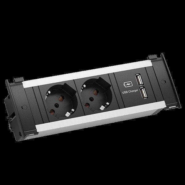Bachmann - Mehrfachsteckdose Steckdosenleiste 927.015 KAPSA S 2xP40