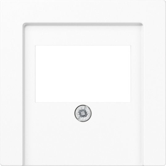 Jung - Einsatz/Abdeckung für Kommunikationstechnik Abdeckung aws A 569 BFPLT WW für TAE-Dose