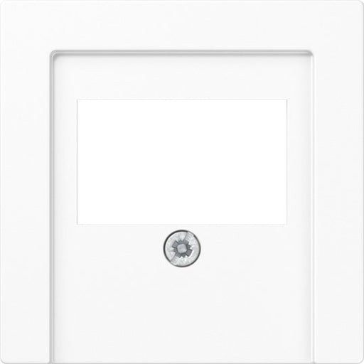 Jung - Einsatz/Abdeckung für Kommunikationstechnik Abdeckung aws A 569 BFPLT WW für TAE-Dose