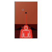 Jung - Behindertenelement für Installationsschalterprogramme Notrufsystem Zugtaster NRS LC 0834 ZT 232 locre rouge
