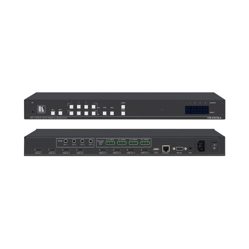 Kramer - Audio-/Misch-/Schaltpult 4K HDMI Matrix-Schalter VS-44H2A 4x4