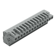 WAGO - Kabelsteckverbinder für Leiterplattensteckverbinder 1-Leiter Federleiste 232-115/026-000 CAGECLAMP 2,5mm²,gr − 25 Stück