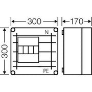 Hensel - Überspannungsableiter für Energietechnik/Stromversorgung Überspannungsschutzgehäuse Mi SP 2265
