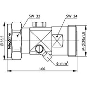 Telegärtner - Überspannungsableiter für Informations-/MSR-Technik 7-16 ÜSS-Apleiter (m-f) 100024579 50 Ohm, 90V