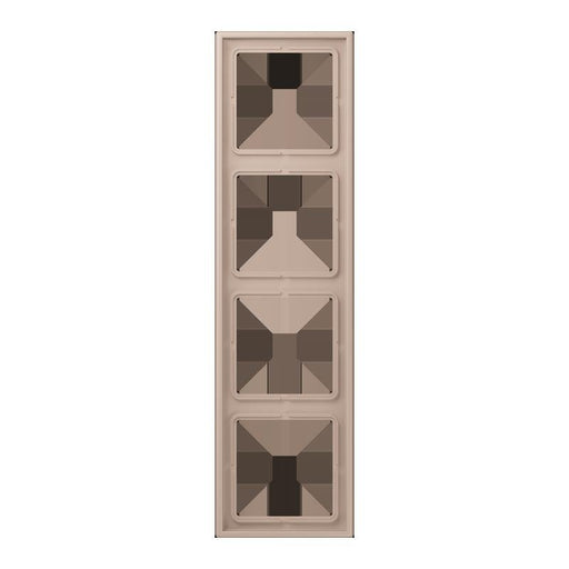 Jung - Abdeckrahmen Rahmen 4-fach LC 984 240 ombre brulee claire