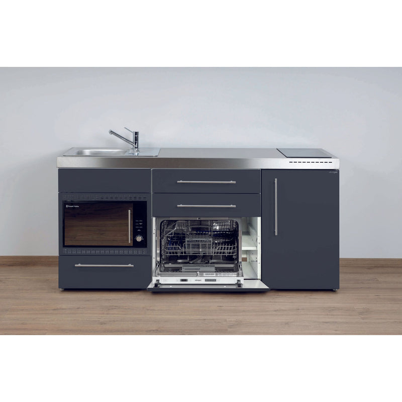Stengel - Mini-Küche Miniküche Premiumline MPGSMOSSG180GSMKFrBl Schiefergrau