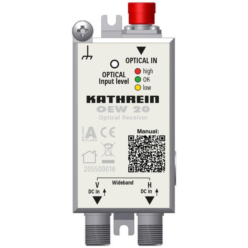 Kathrein - Signalwandler für Überwachungssystem Optischer Empfänger OEW 20 2xBreitband