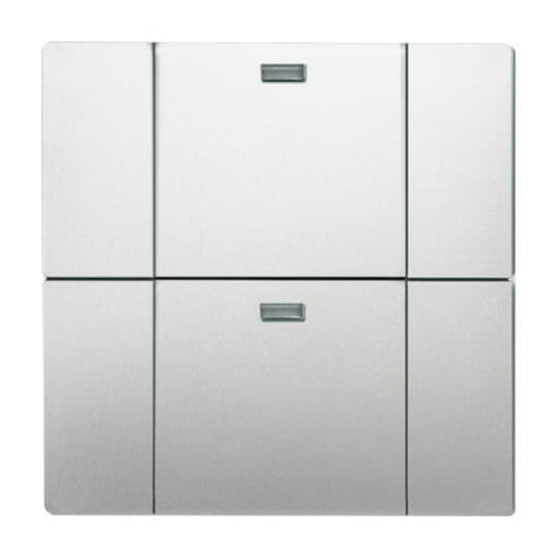 Busch-Jaeger - Sender/Fernbedienung für Installationsschalterprogramme Bedienelement 2-fach 6732-866 edelstahl